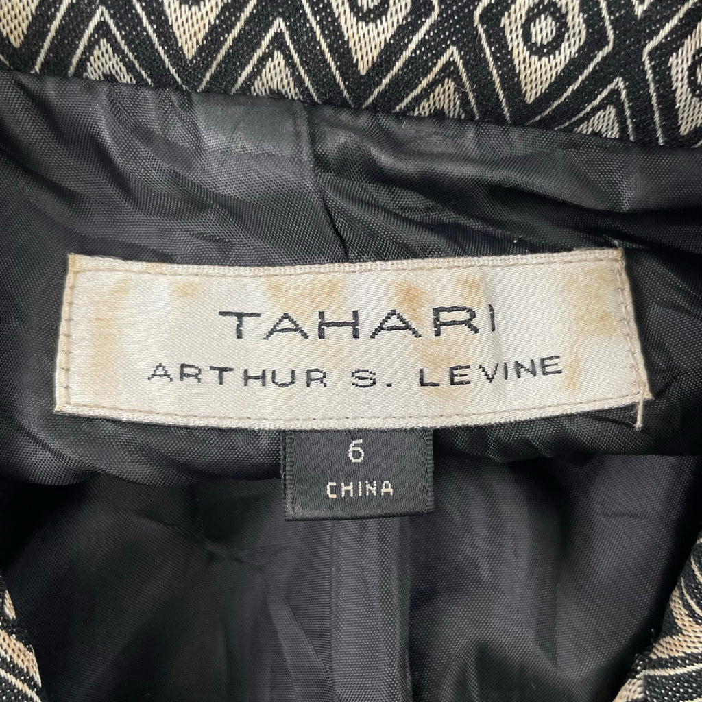 VINTAGE / 【TAHARI】ジャガードジャケット SIZE：6