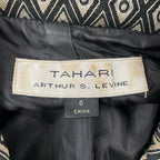 VINTAGE / 【TAHARI】ジャガードジャケット SIZE：6