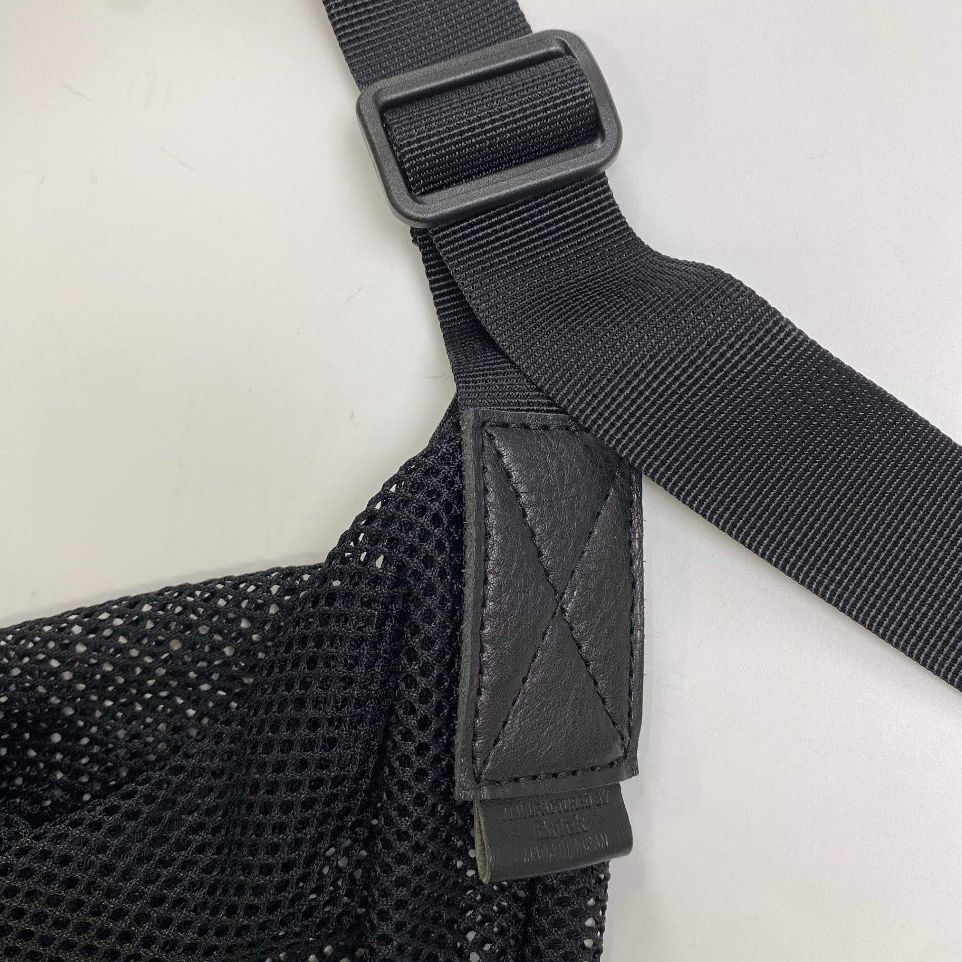 Brick ブリック / Mesh Zip Shoulder Bag メッシュ レザー ショルダー