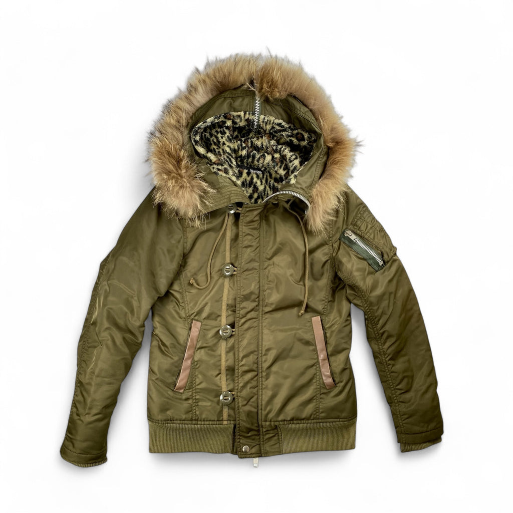 【00's～ ネオグランジ】 VAROSH ヴァロッシュ / N-2Bタイプ ヒョウ柄 ミリタリージャケット SIZE：M