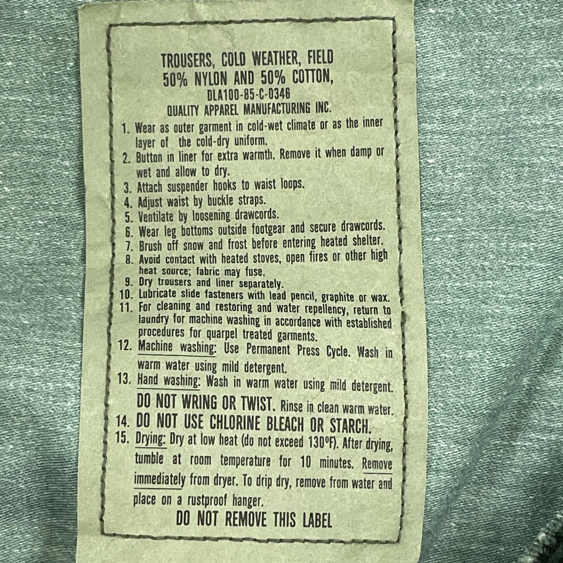 VINTAGE / 85年製 M-65トラウザーズ SIZE:MEDIUM-REGULAR