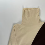 Gianangeli Knitwear Factory ジャンアンジェリ・ニットウェア・ファクトリー / カシミヤタートルネックニット 2トーン SIZE:42
