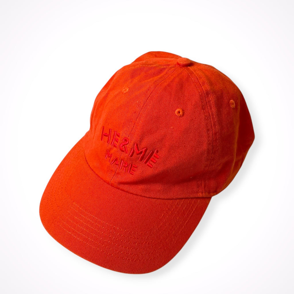 LES CINQ LETTRES / HERMEキャップ オレンジ