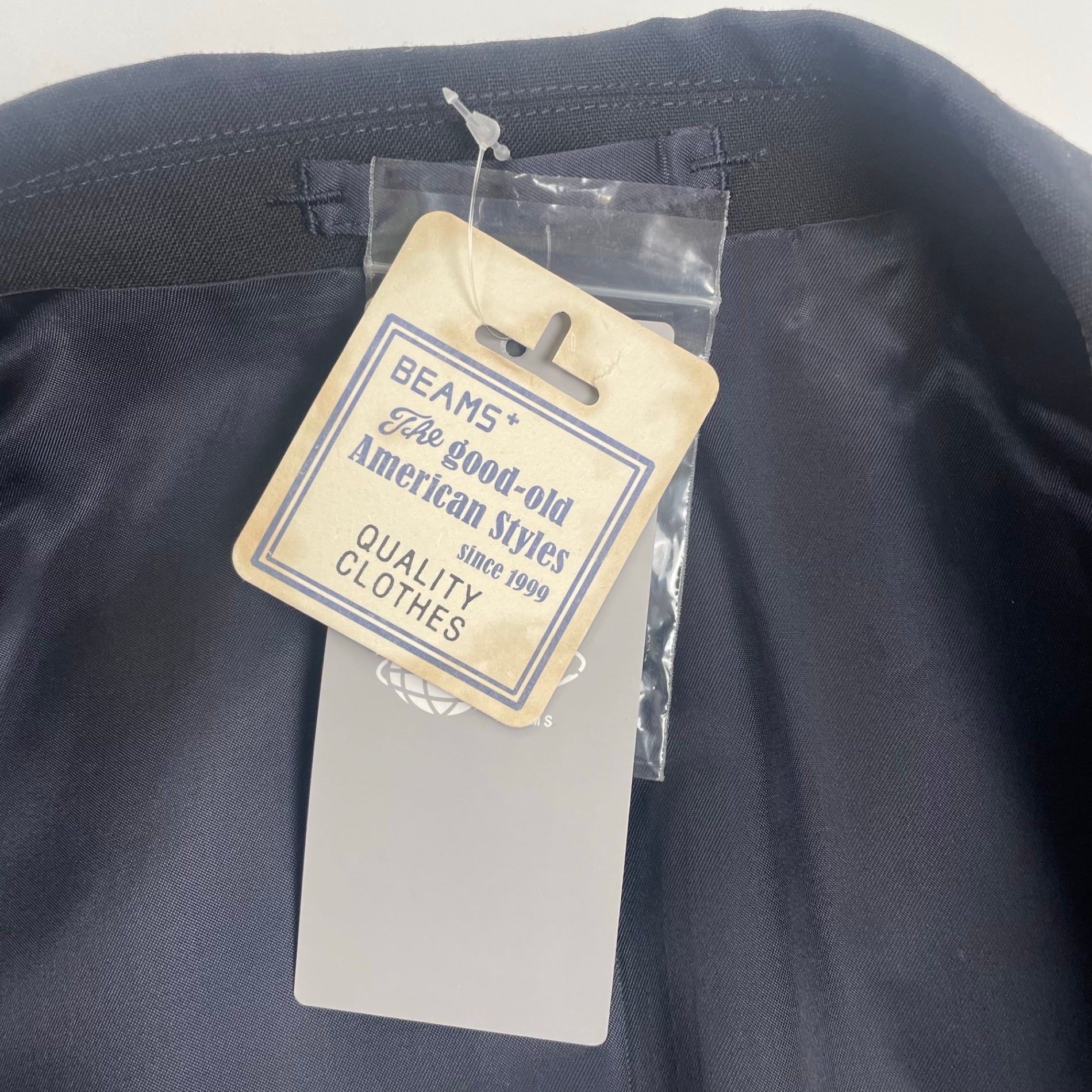 BEAMS PLUS ビームスプラス / 4B Double Breasted Blazer Wool タグ・替えボタン付 参考定価：45,000+tax SIZE：L