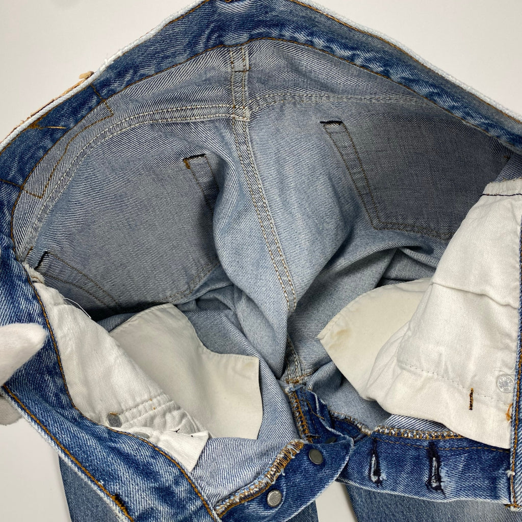 Levi's リーバイス / 赤耳 セルビッジ デニムパンツ エルパソ工場 黒カン SIZE：W74