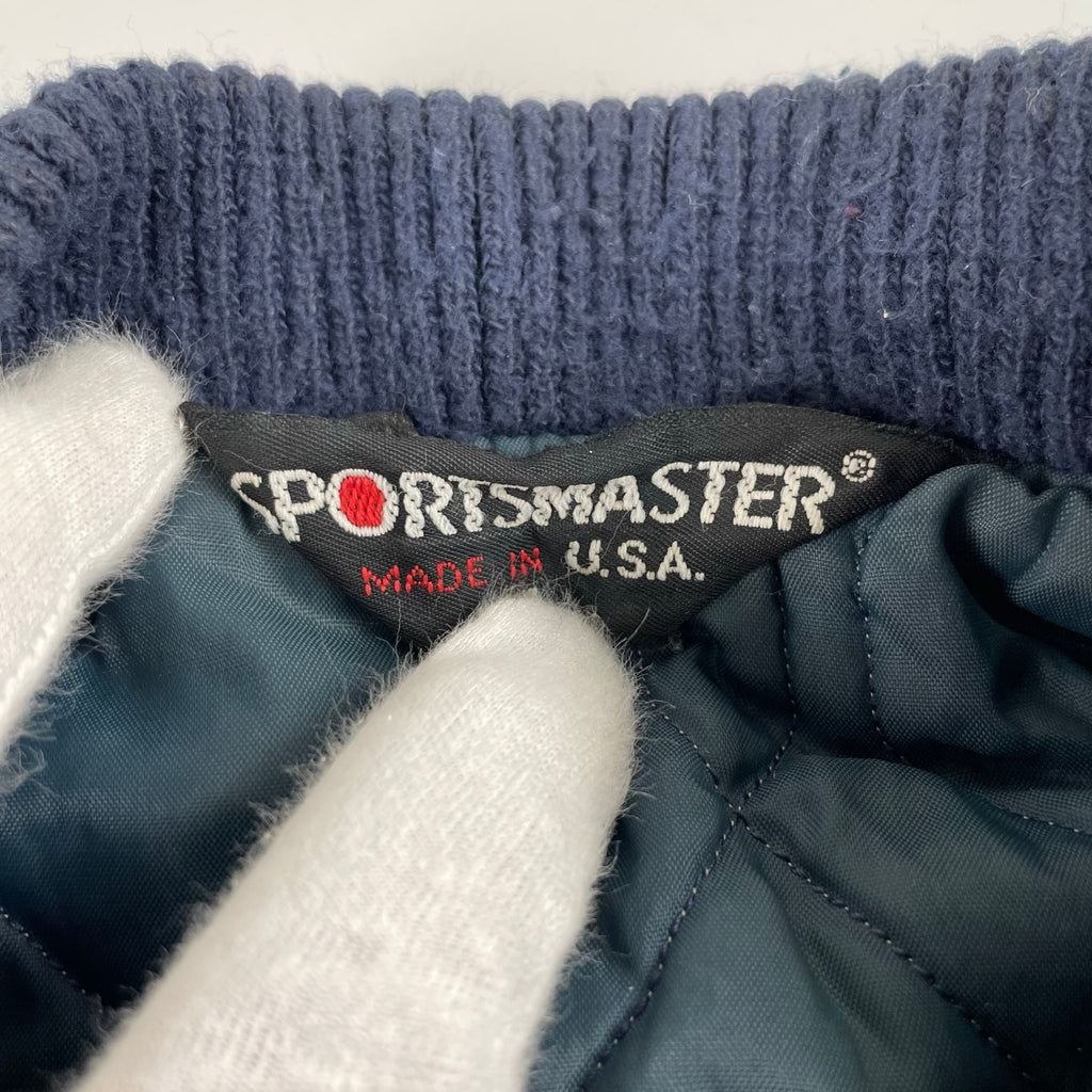 SPORTSMASTER スポーツマスター / 80s企業ロゴスタジャン USA製 SIZE:L