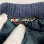 SPORTSMASTER スポーツマスター / 80s企業ロゴスタジャン USA製 SIZE:L