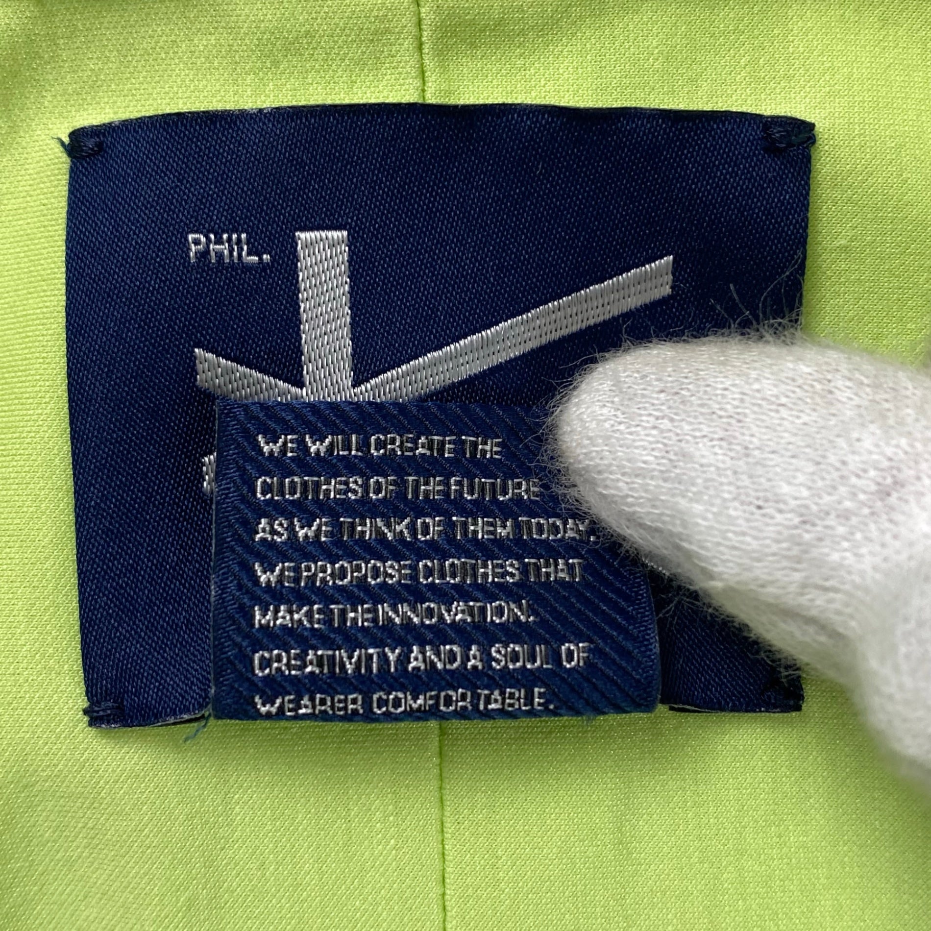 KANEMASA PHIL カネマサ フィル / ROYAL OX DRESS JERSEY SHIRT シャツ ライムグリーン 参考定価：25,000+tax SIZE：L