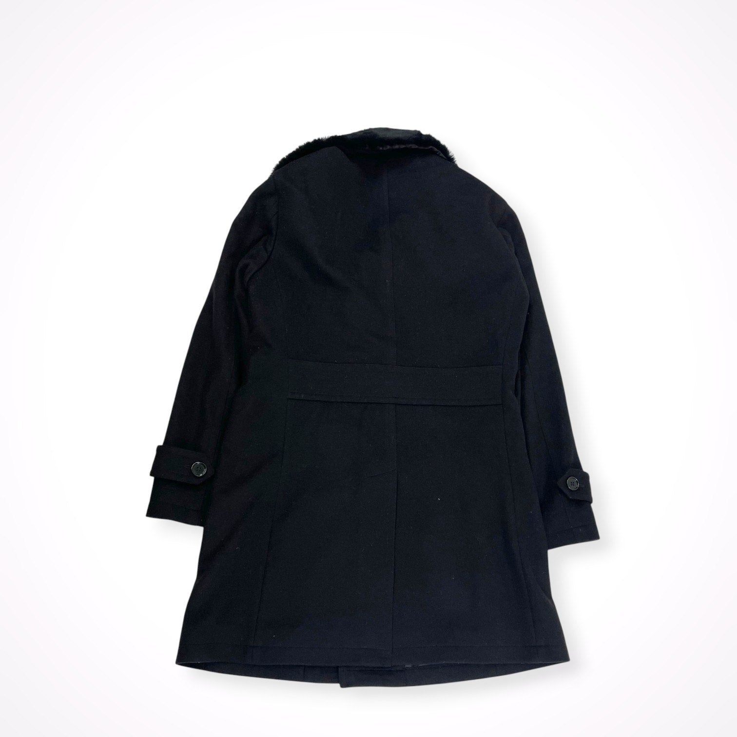 BURBERRY BLACK LABEL / ファー付メルトンショートコート 参考定価