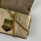 JIMMY CHOO ジミーチュウ / LOCKETT PETITE チェーンショルダーバッグ ギャランティー付 参考定価：200,000程度
