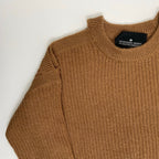 DESIGNERS REMIX CHARLOTTE ESKILDSEN デザイナーズ リミックス / オープンショルダーニット ブラウン 参考定価：33,000程度 SIZE：XS