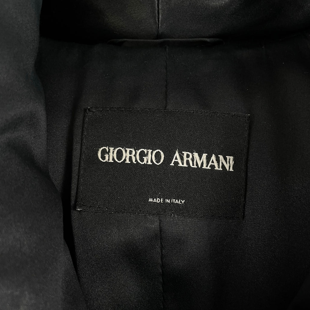 GIORGIO ARMANI / ピュアシルクダウンジャケット BORGO21製 参考定価：600,000程度 SIZE:42