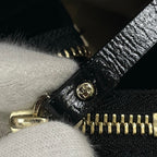 kate spade new york ケイトスペードニューヨーク / ベロアフラワーハンドバッグ ブラック 参考定価：30,000程度