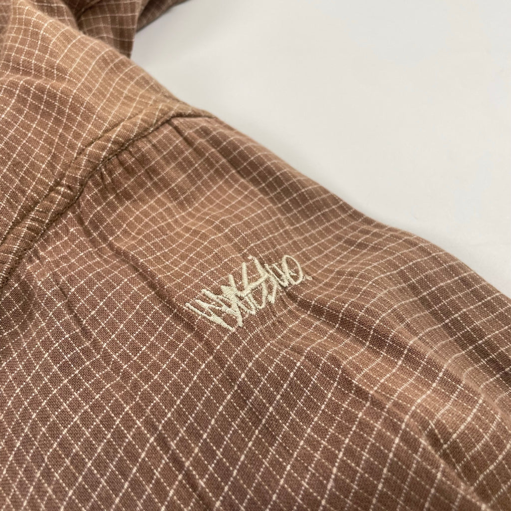 MOSSIMO / 90-00s チェックオープンカラーシャツ SIZE:M