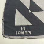FENDI フェンディ / ヴィンテージシルクMIXシアースカーフ SIZE:95cm×95cm