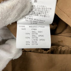 Midorikawa ミドリカワ / APRON EASY PANTS イージーパンツ 25SS ベージュブラウン 参考定価：66,000+tax