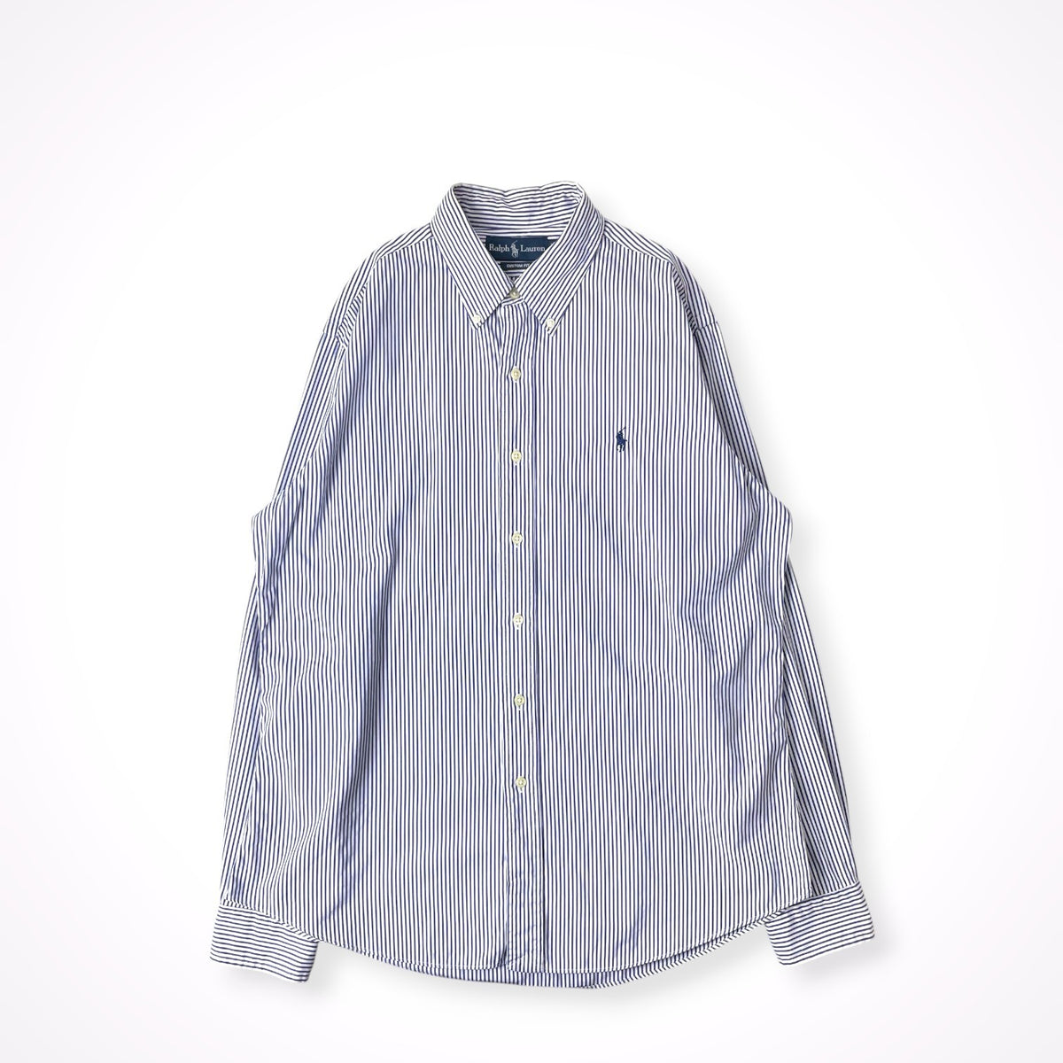 Ralph Lauren / ボタンダウン ストライプシャツ 参考定価：18,000程度 SIZE:L