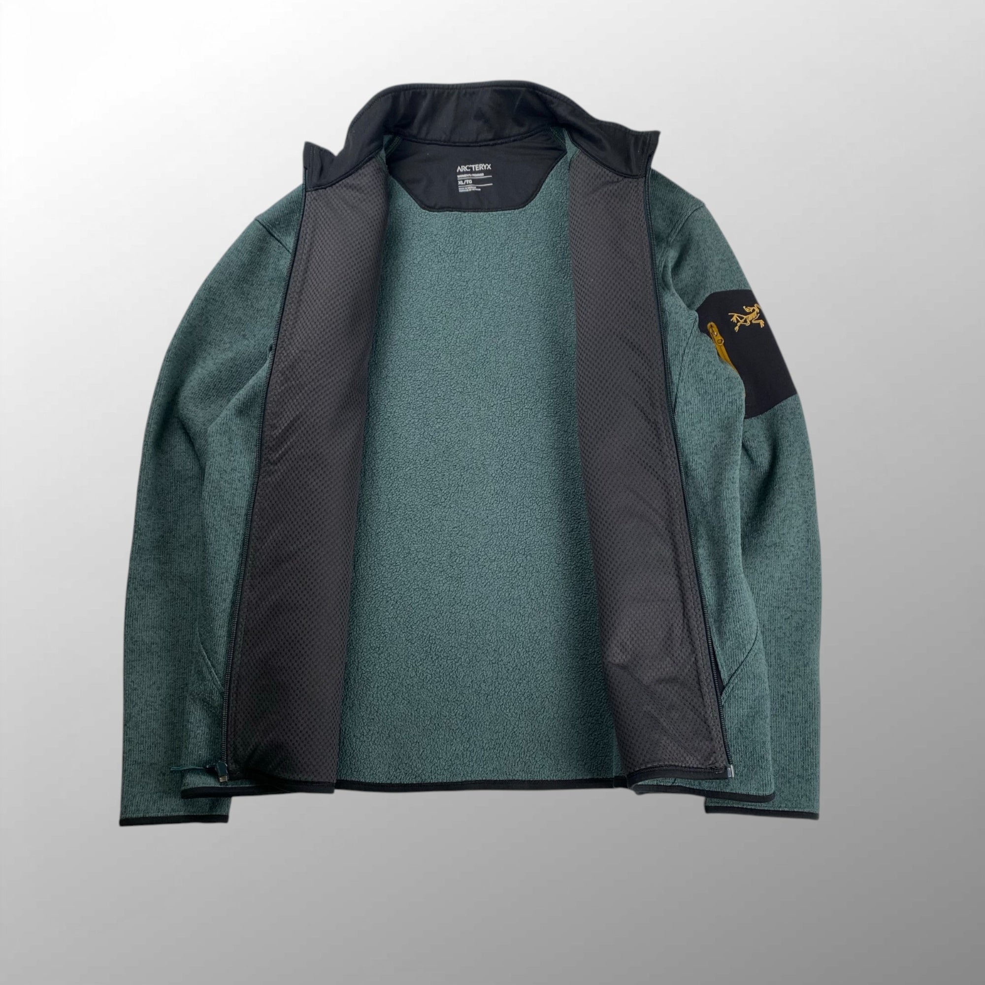 【ユニセックス】 ARC'TERYX アークテリクス / COVERT CARDIGAN コバート カーディガン 金刺繍 ニット ジャケット SIZE:XL