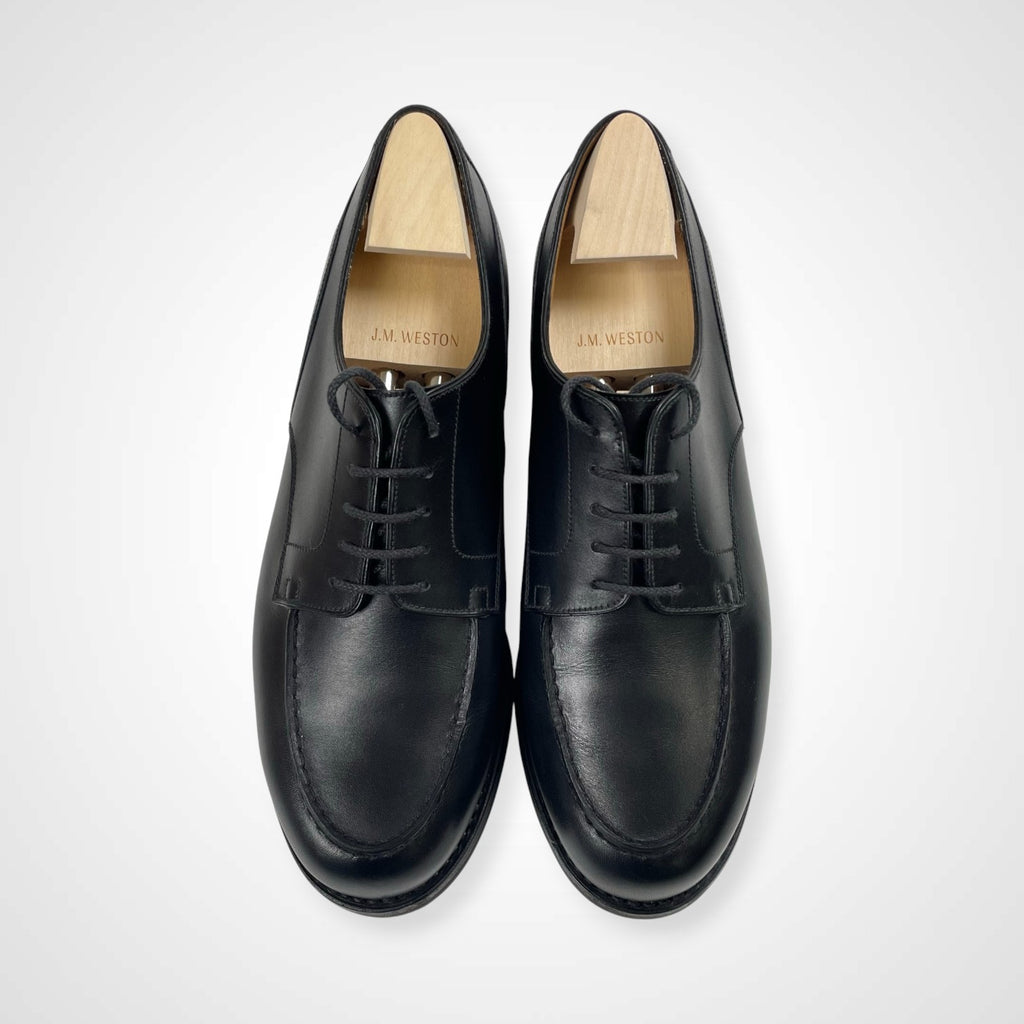 J.M.WESTON ジェイエムウエストン / 「GOLF」 DERBY SHOES ボックスカーフ ブラック 参考定価：160,000+tax SIZE：7/E(27cm程度)
