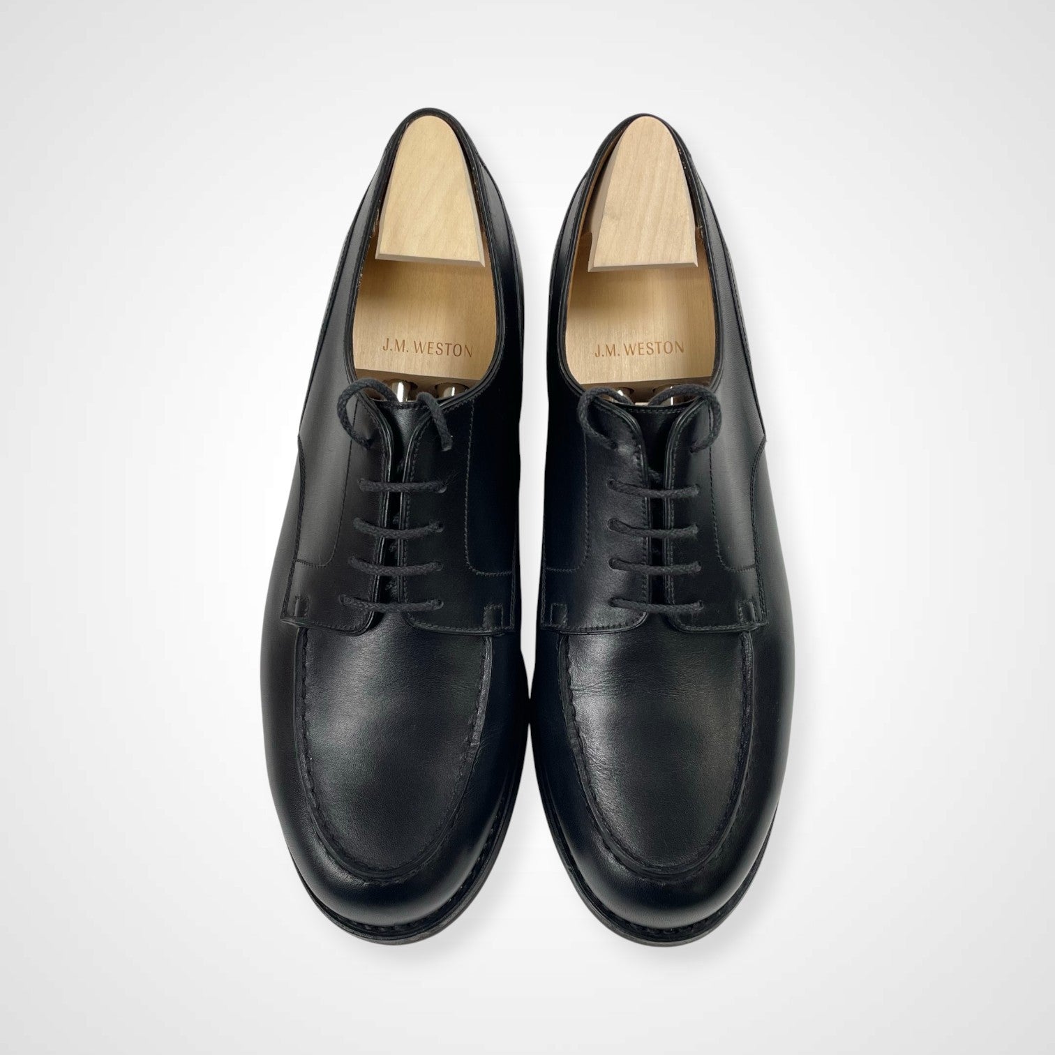 J.M.WESTON ジェイエムウエストン / 「GOLF」 DERBY SHOES ボックスカーフ ブラック 参考定価：160,000+tax SIZE：7/E(27cm程度)