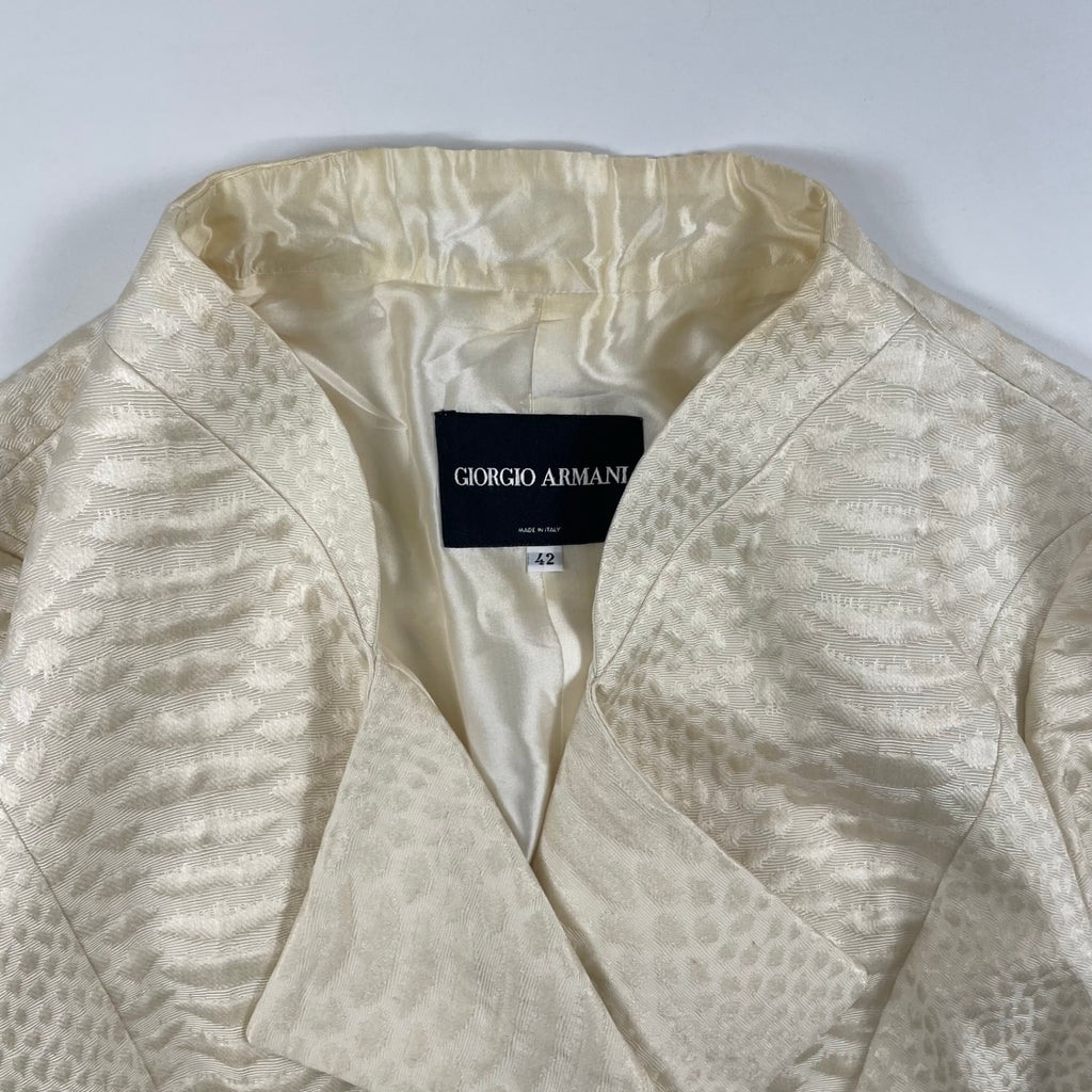 GIORGIO ARMANI / アーカイブ コットンシルクジャケット BORGO21製 参考定価：250,000程度 SIZE:42