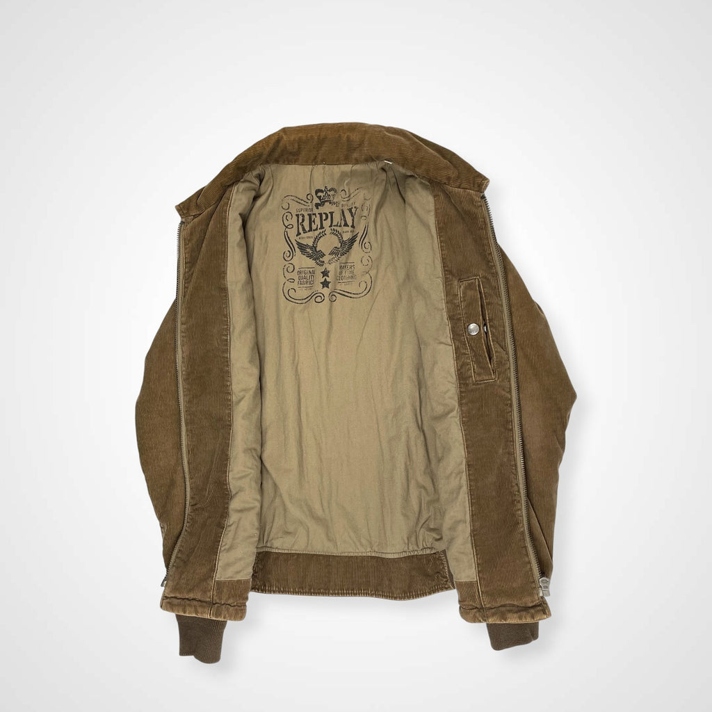 REPLAY リプレイ / ジップアップコーデュロイジャケット SIZE：L