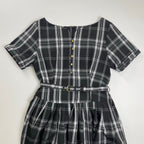 an another angelus アン アナザー アンジェラス / キーネックカラータックワンピース 参考定価：15,000+tax SIZE：FREE
