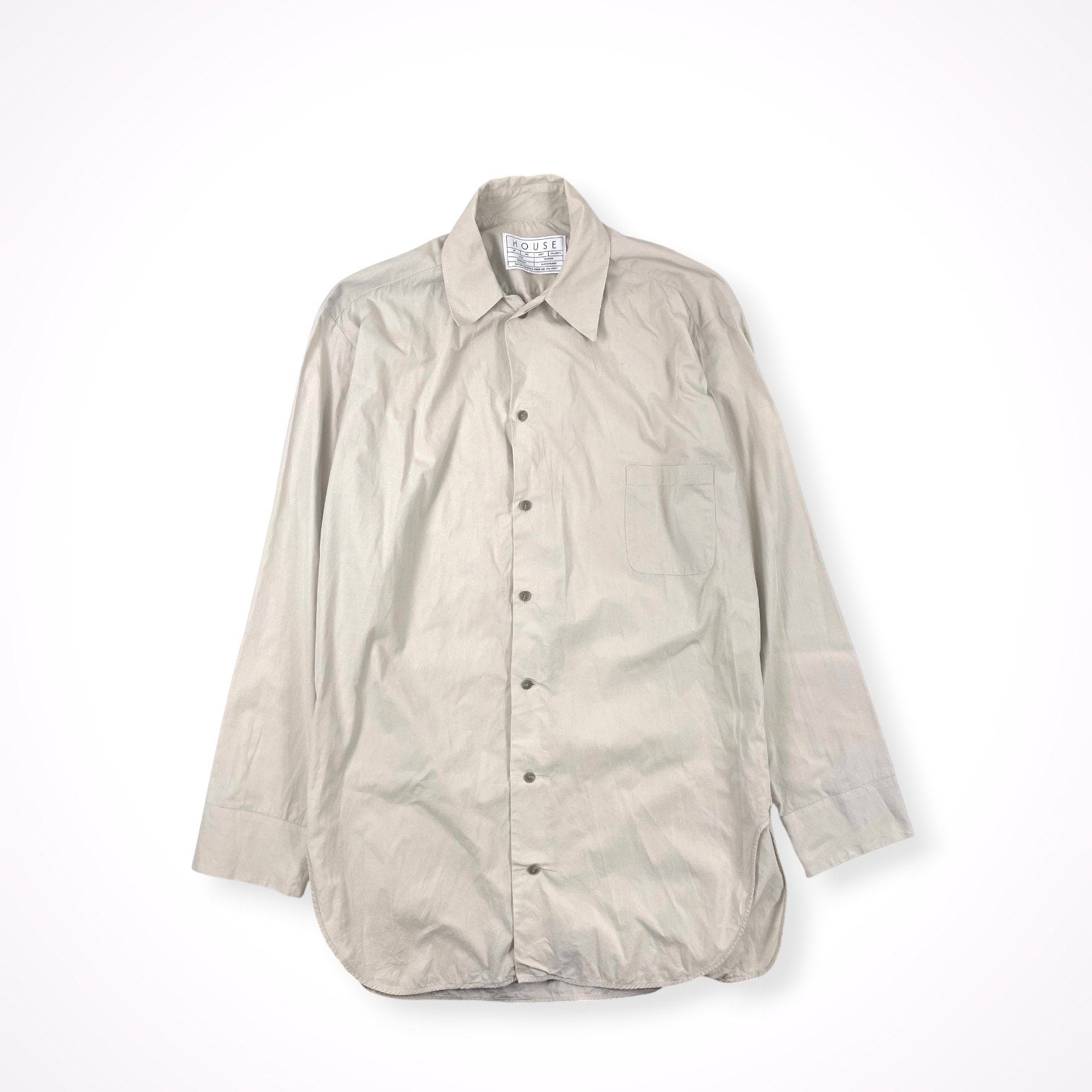 HOUSE OF THE VERY ISLAND / オープンカラーコットンシャツ 参考定価：40,000程度 SIZE:M