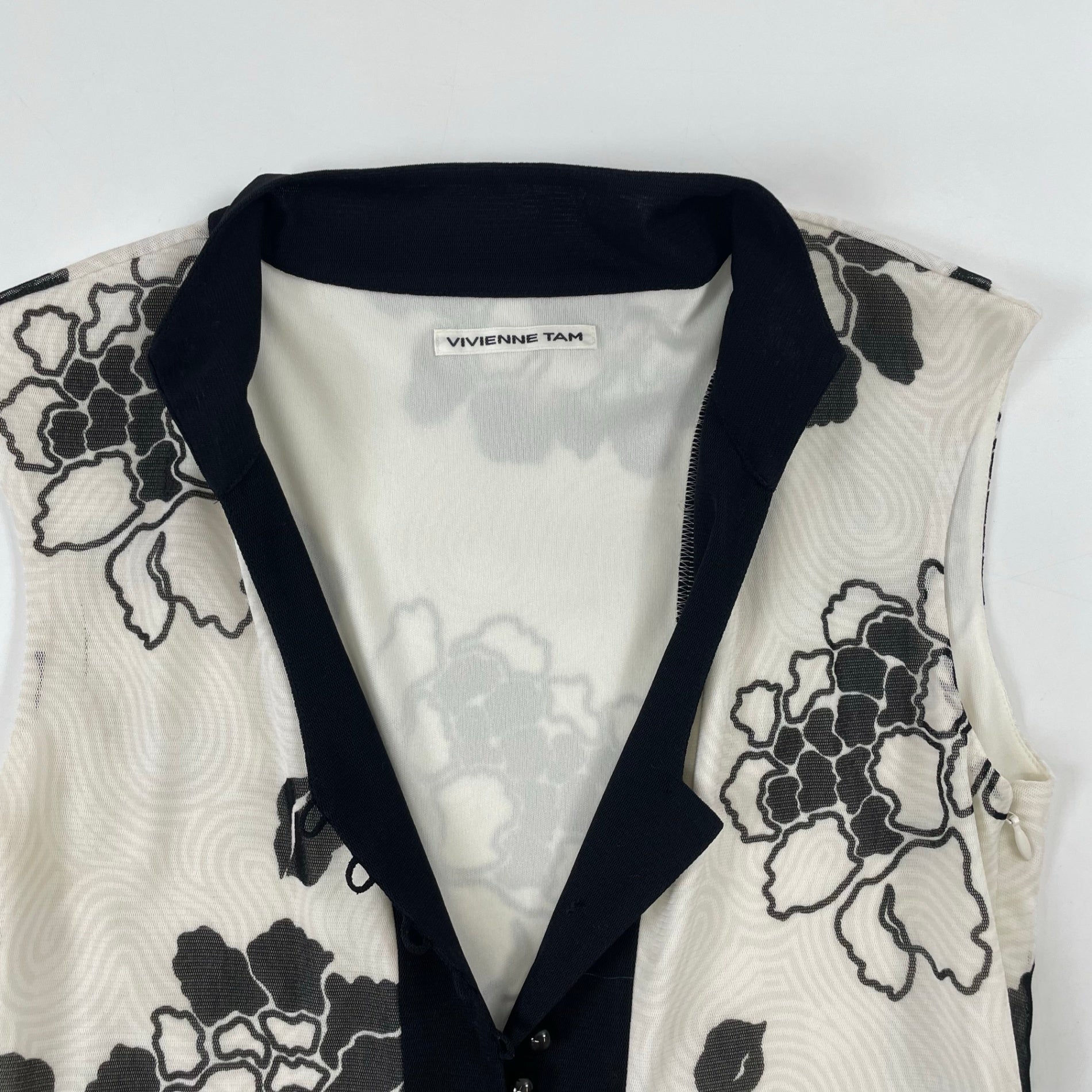 VIVIENNE TAM / 総柄ノースリーブワンピース SIZE:0