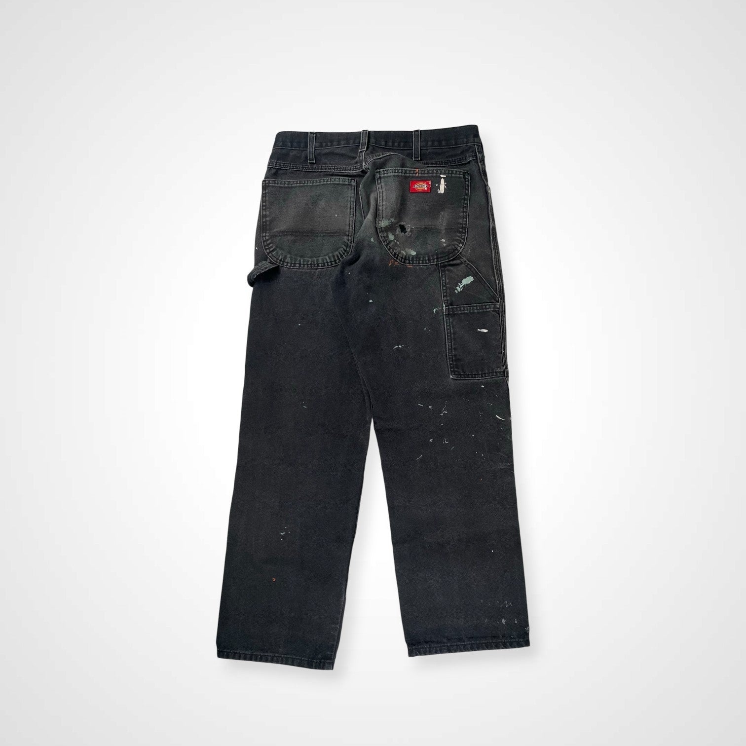 Dickies ディッキーズ / 90s ブラックフェード ダック地ペインターパンツ SIZE:83cm