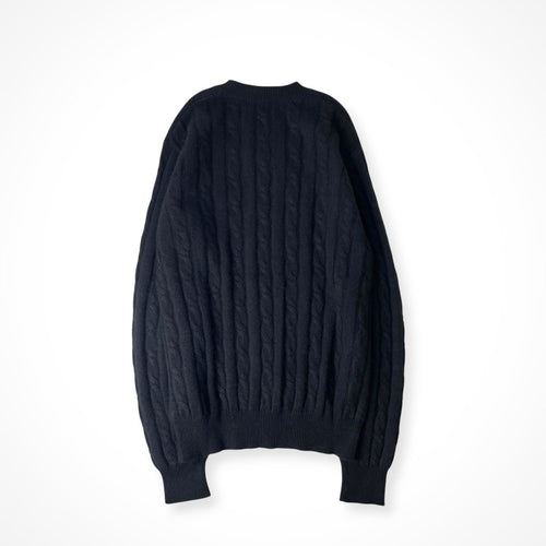 BURBERRY LONDON / ピュアカシミヤケーブルニット 参考定価：100,000程度 SIZE：M