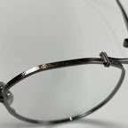 【極美品】 金子眼鏡 premium / KMP-24 ATS クラウンパント SILVER925 度なしクリアレンズ SIZE：47□21 137