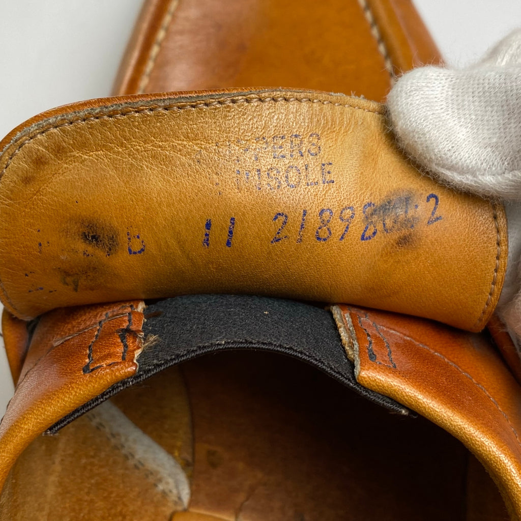 HANOVER ハノーバー / ヴィンテージ レザーローファー イントレチャート 6-70年代 USA製 SIZE:8 1/2