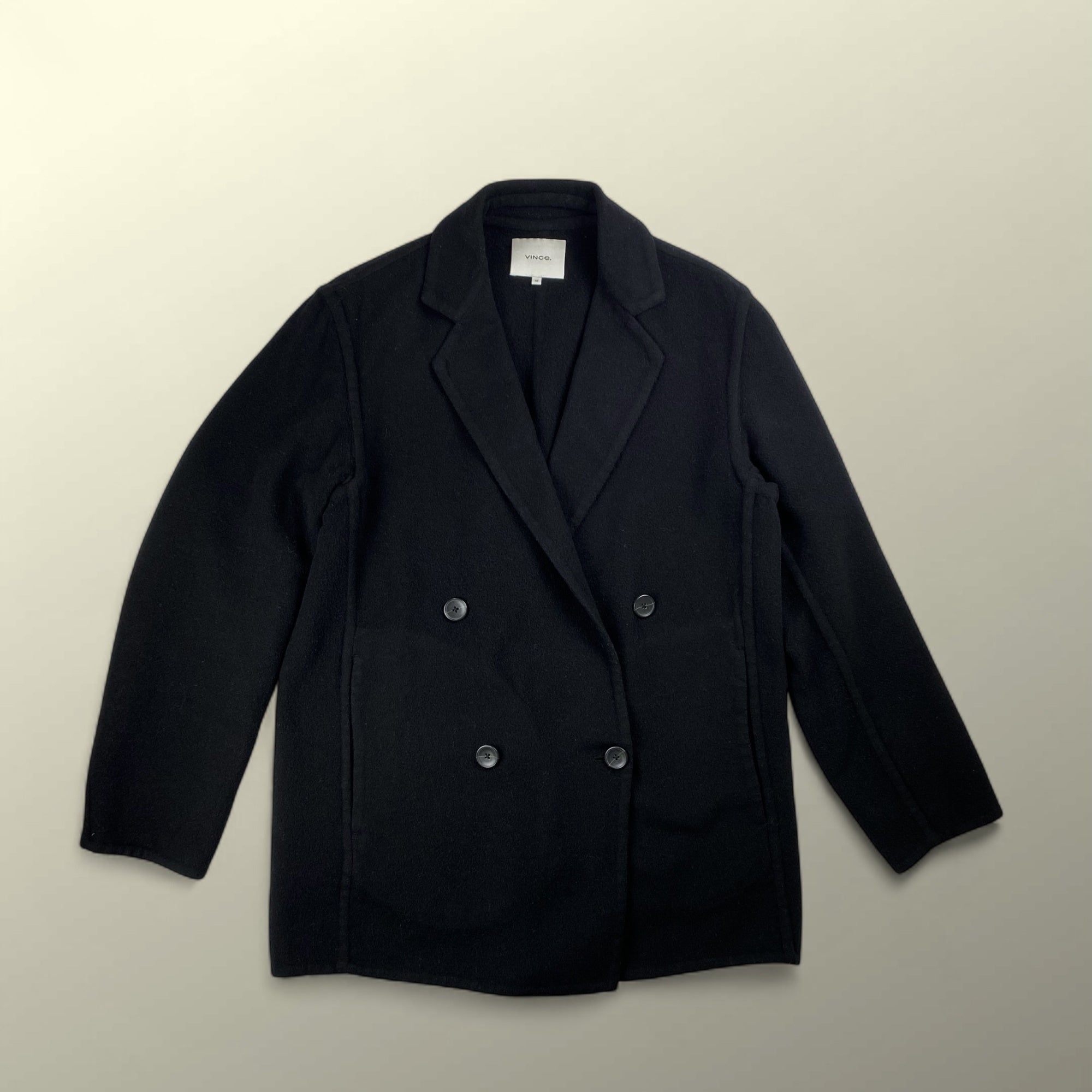 vince ヴィンス / ダブルブレスト ソフト ジャケット 近年モデル 参考定価：60,000程度 SIZE:XS（M程度）