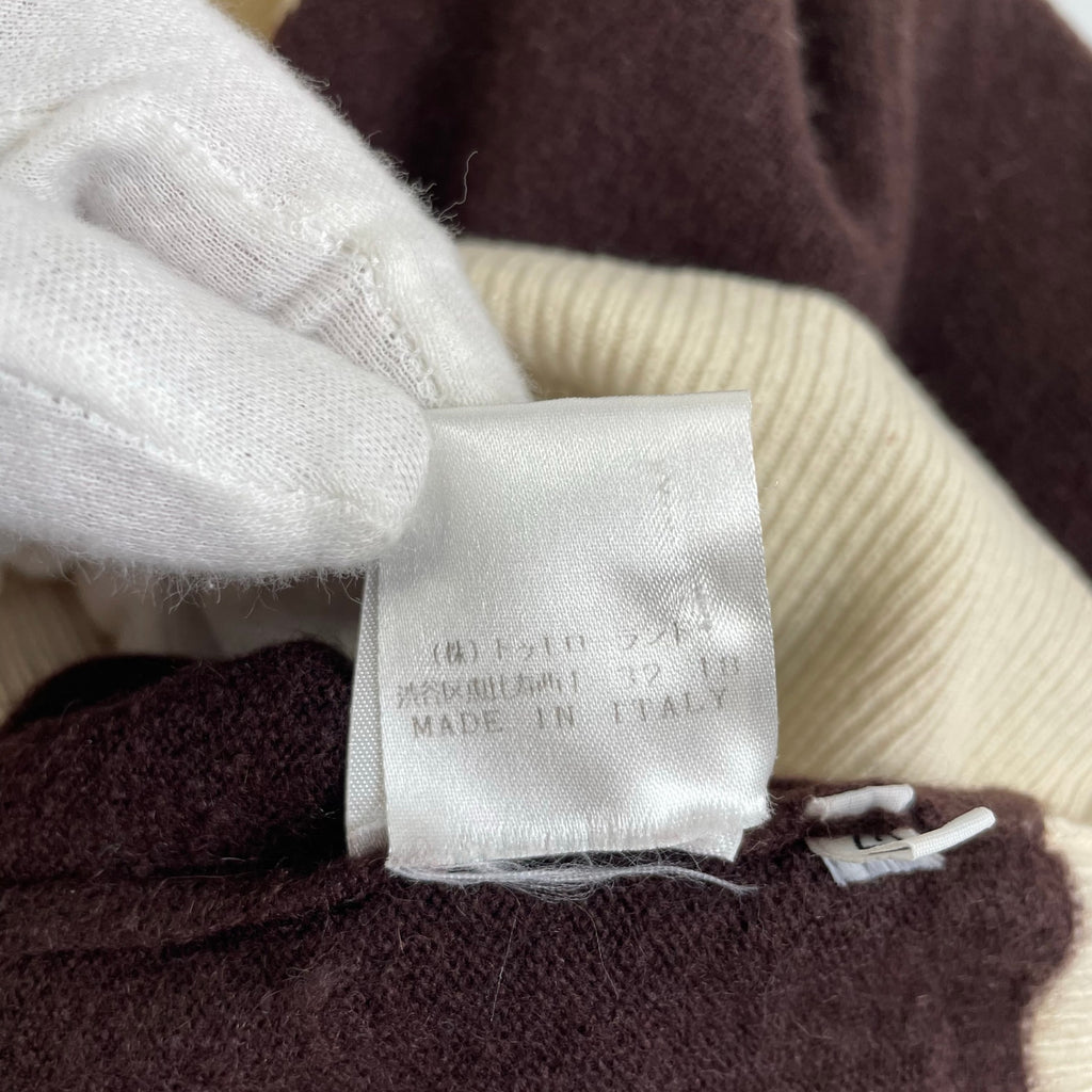 Gianangeli Knitwear Factory ジャンアンジェリ・ニットウェア・ファクトリー / カシミヤタートルネックニット 2トーン SIZE:42