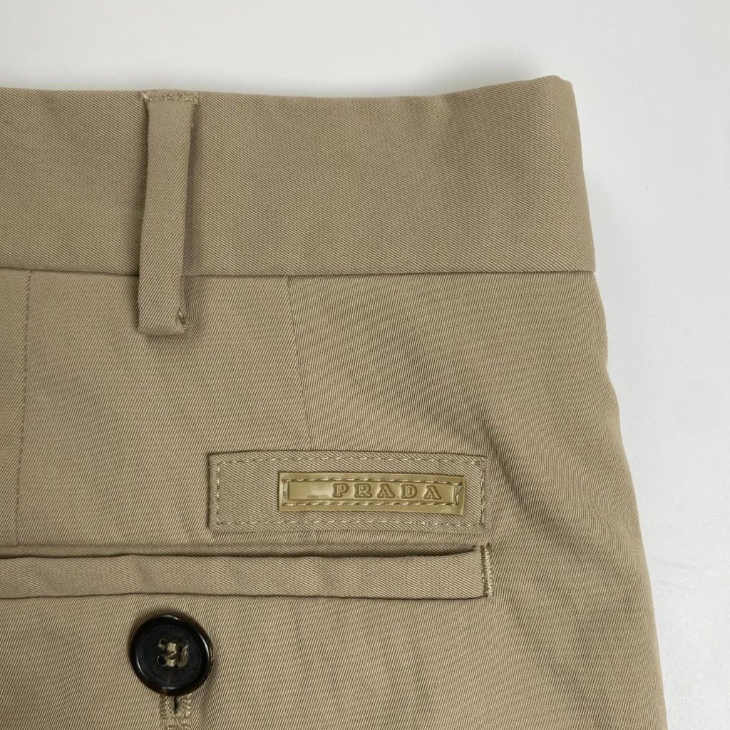 PRADA プラダ / テーパードスラックス ベージュ ポリエステル100％ SIZE:S