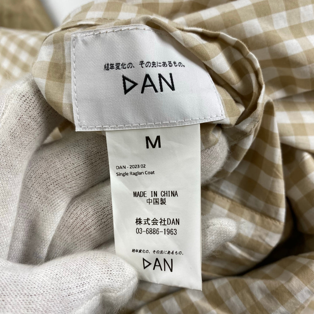 DAN / Single Raglan Coat シングルラグランコート 参考定価：36,000+tax SIZE：M