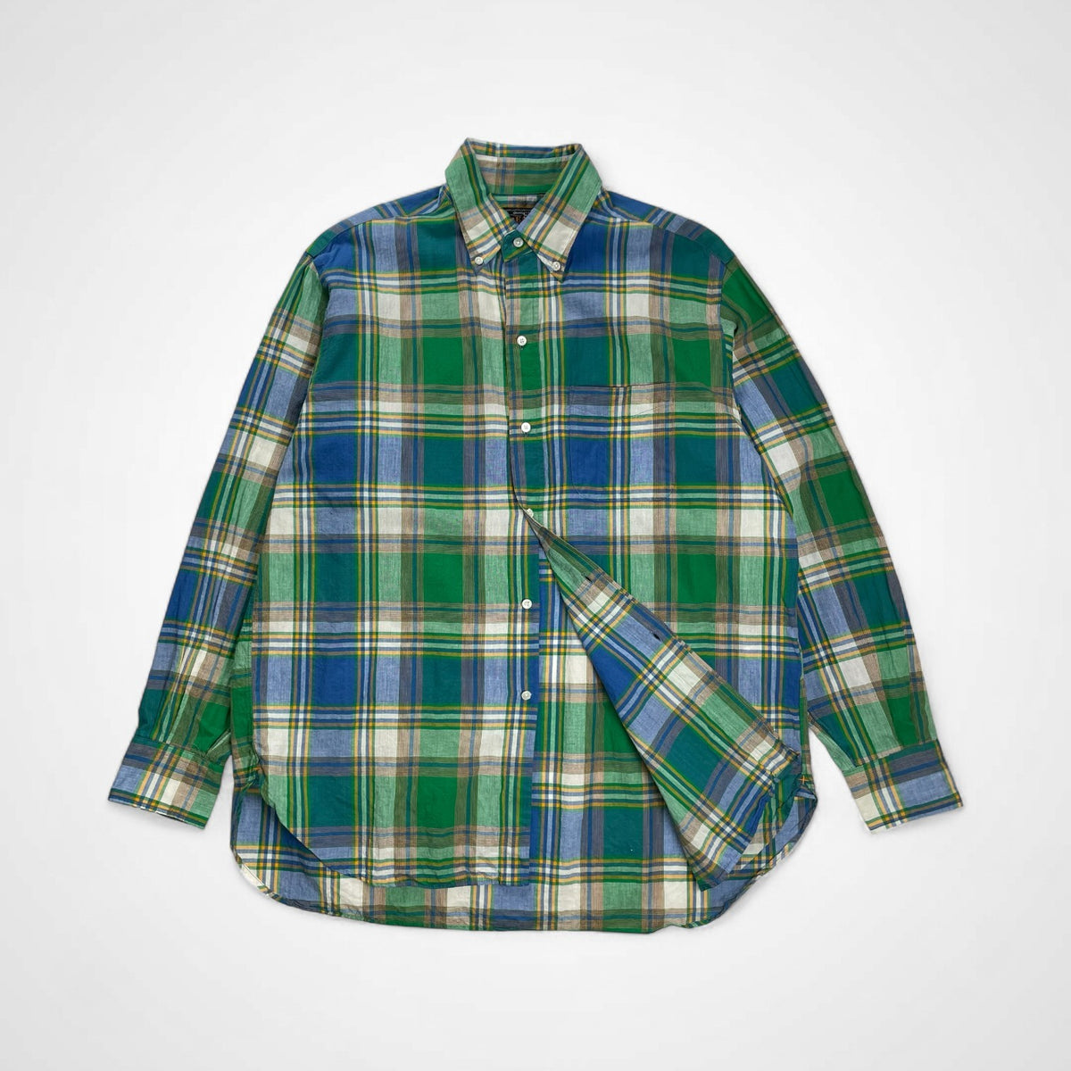 BEAMS PLUS ビームスプラス / BD MADRAS マドラスチェック ボタンダウンシャツ 参考定価：14,000+tax SIZE:M