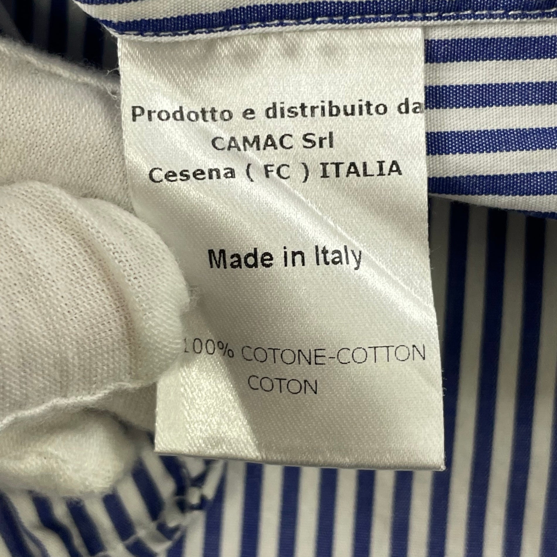 STELLA JEAN / ストライプシャツ イタリア製 SIZE:36