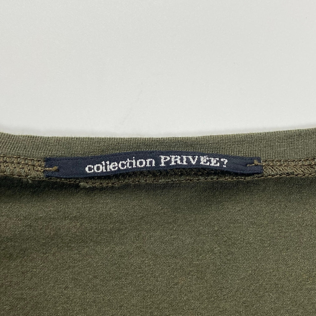 collection PRIVEE? コレクション プリヴェ / ジップデザインクロップドカットソー H.P FRANCE取扱い SIZE:40