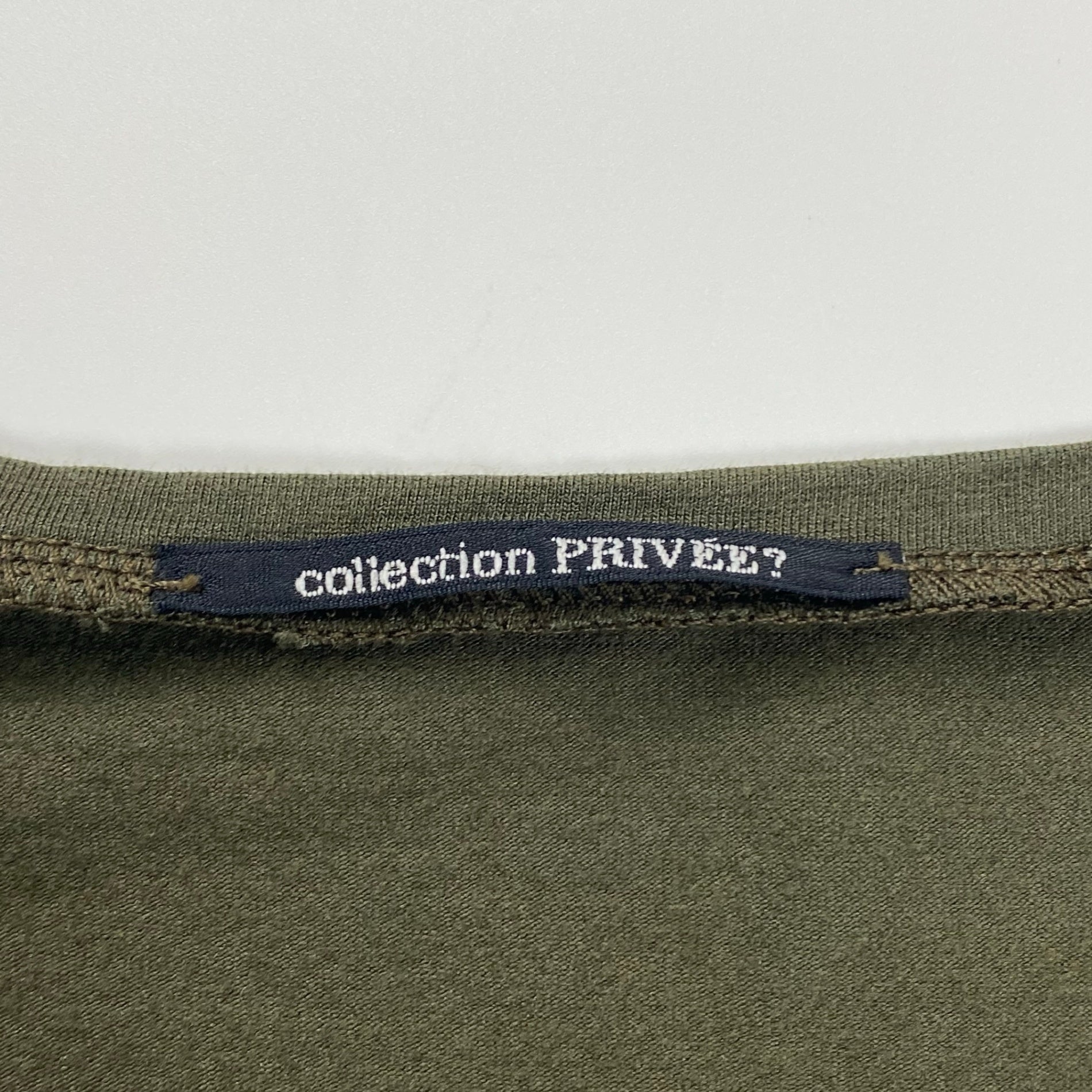 collection PRIVEE? コレクション プリヴェ / ジップデザインクロップドカットソー H.P FRANCE取扱い SIZE:40