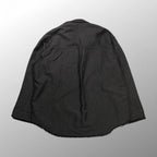 barbell object バーベルオブジェクト / bo-05s01 3b sh 羽織り シャツ 墨黒 25AW 参考定価：30,000+tax SIZE:2