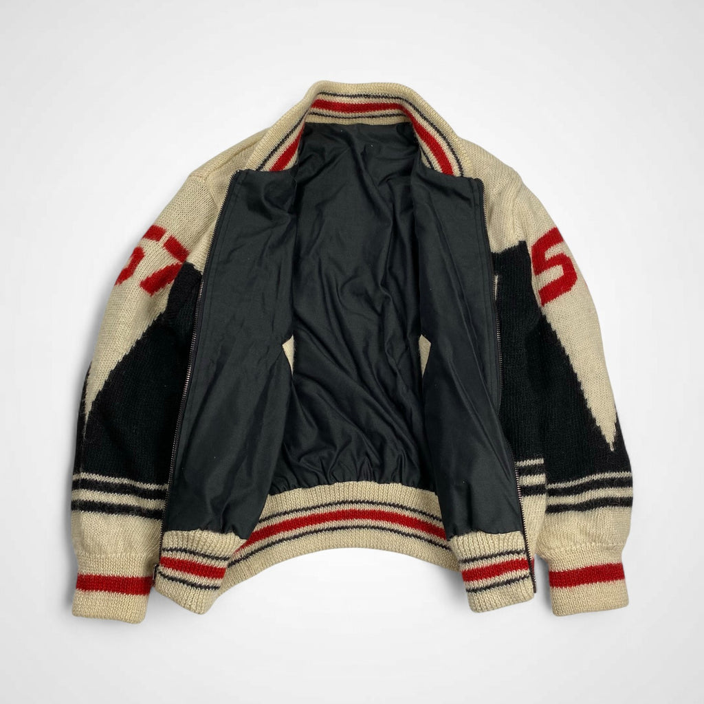 NICOLE CLUB ニコルクラブ / リバーシブルスタジャン DCブランド 8-90s SIZE：M程度