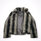 EMPORIO ARMANI / 総柄ベロアジャケット 参考定価：300,000程度 SIZE:42