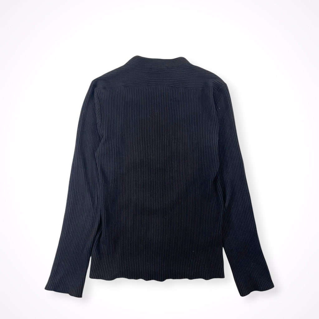 bajra / ヘンリーネックリブニット 参考定価：28,000程度 SIZE：FREE