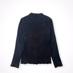 bajra / ヘンリーネックリブニット 参考定価：28,000程度 SIZE：FREE