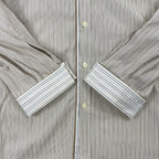 BOSS HUGO BOSS / ダブルカフス 切替デザインシャツ SIZE:L