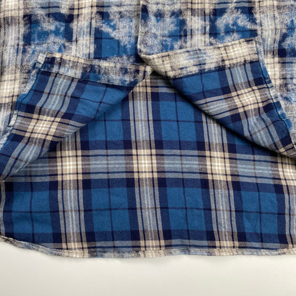 P.O.S ピーオーエス / グランジ フォグチェックシャツ 韓国発 SIZE:L程度