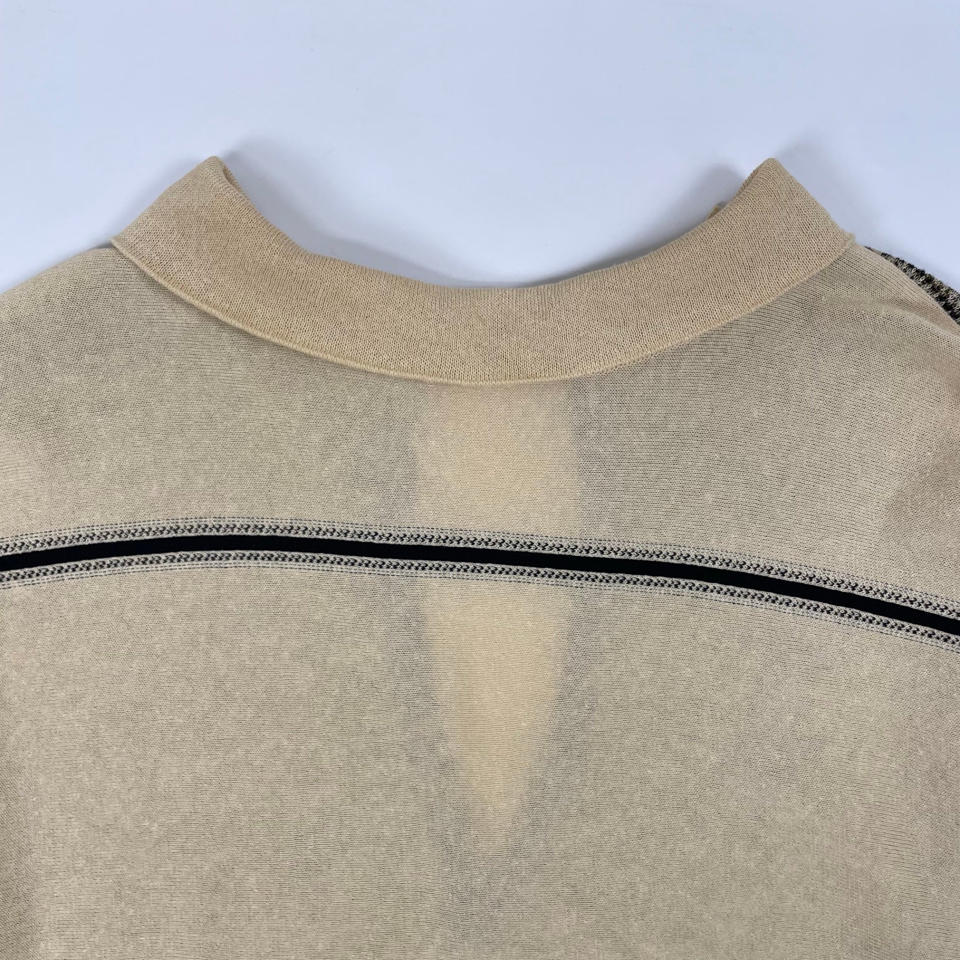TAN / チェックラインブラウス 参考定価：37,000程度 SIZE:FREE
