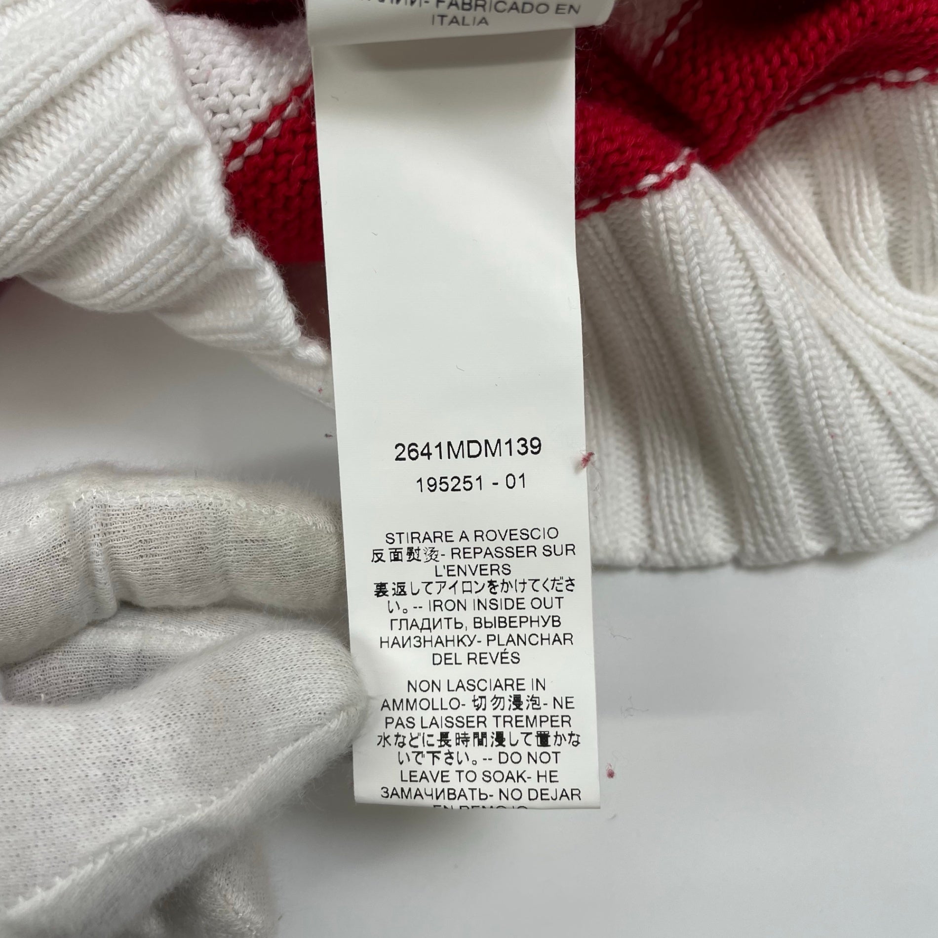 MSGM エムエスジーエム / 11周年記念 スターロゴニット 参考定価：40,000程度 SIZE:M